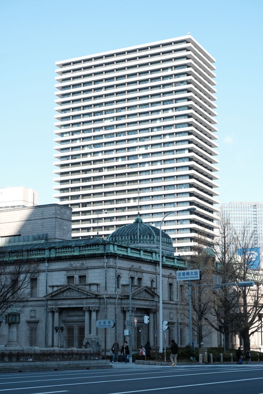 modern and classic architecture in osaka